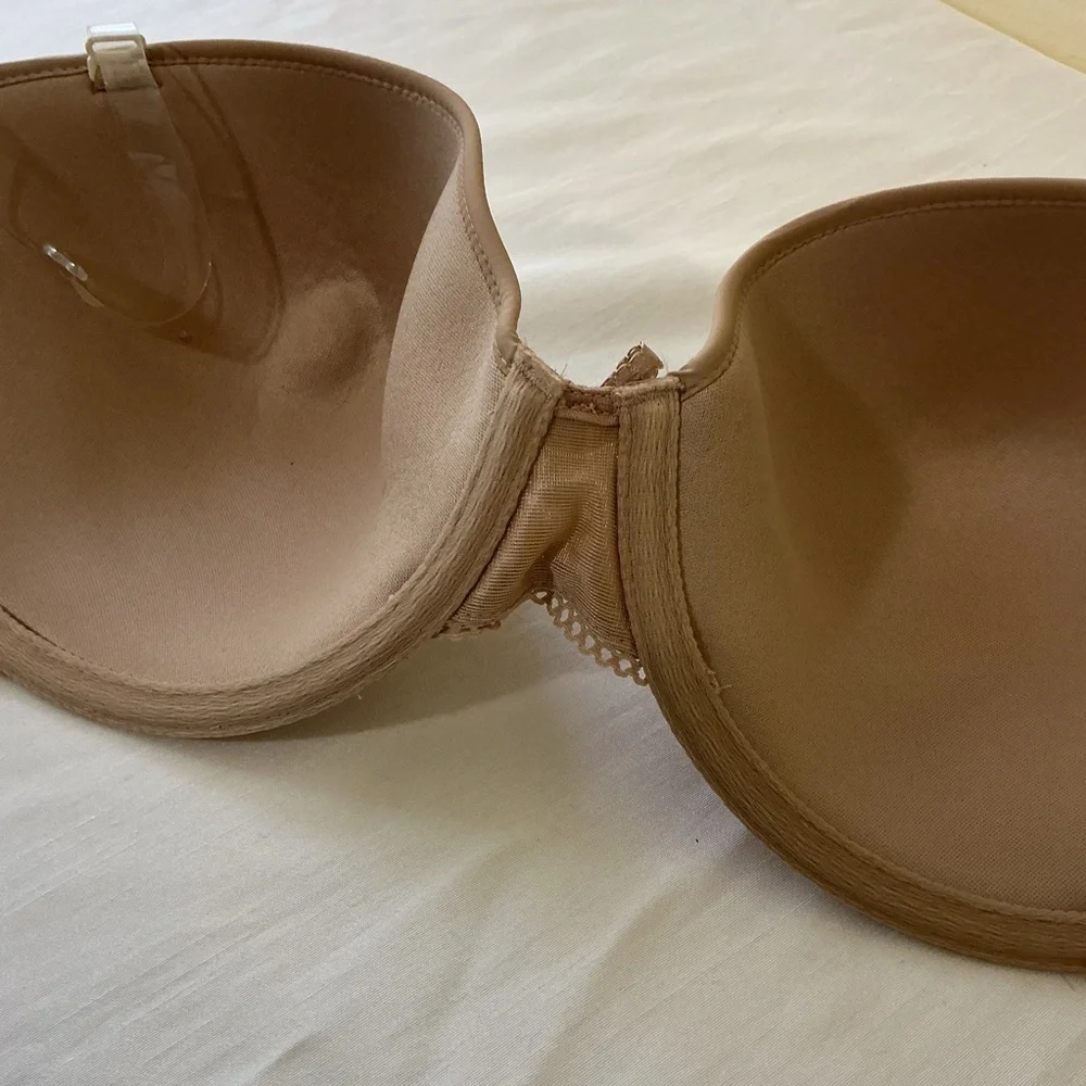 Wacoal Nude Strapless Bra Underwire Lace 36D